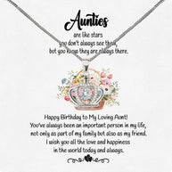 Aunt Necklace: Gift of Love and Appreciation from Niece or Nephew - Larvincy