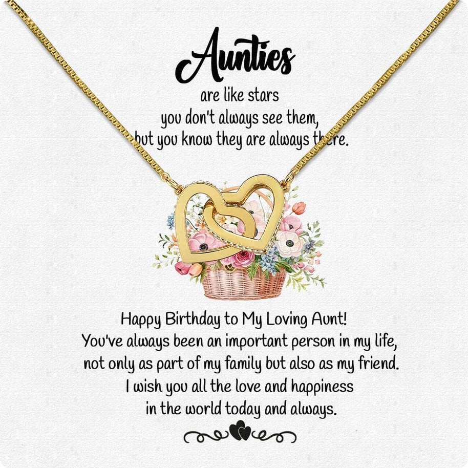 Aunt Necklace: Gift of Love and Appreciation from Niece or Nephew - Larvincy