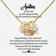 Aunt Necklace: Gift of Love and Appreciation from Niece or Nephew - Larvincy