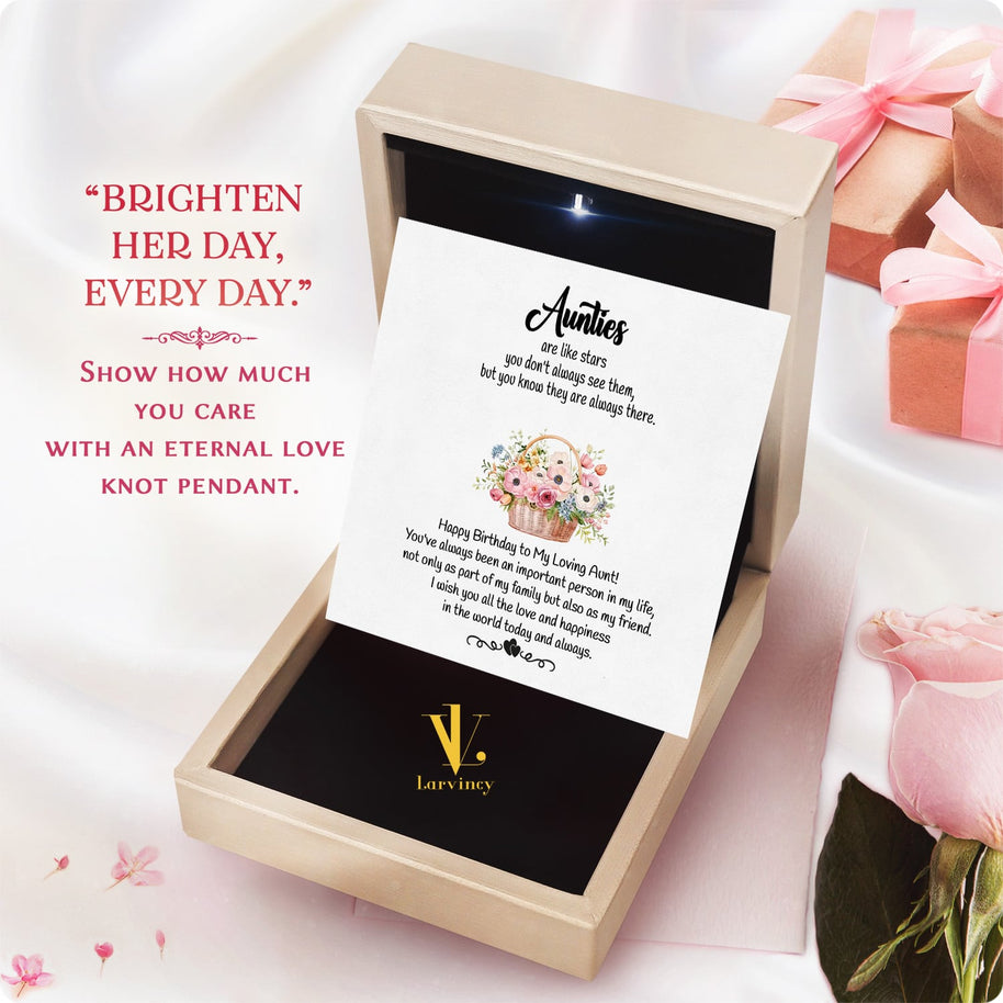 Aunt Necklace: Gift of Love and Appreciation from Niece or Nephew - Larvincy