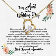 Aunt Necklace: Gift of Love and Appreciation from Niece or Nephew - Larvincy