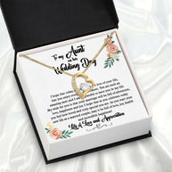 Aunt Necklace: Gift of Love and Appreciation from Niece or Nephew - Larvincy