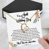Aunt Necklace: Gift of Love and Appreciation from Niece or Nephew - Larvincy