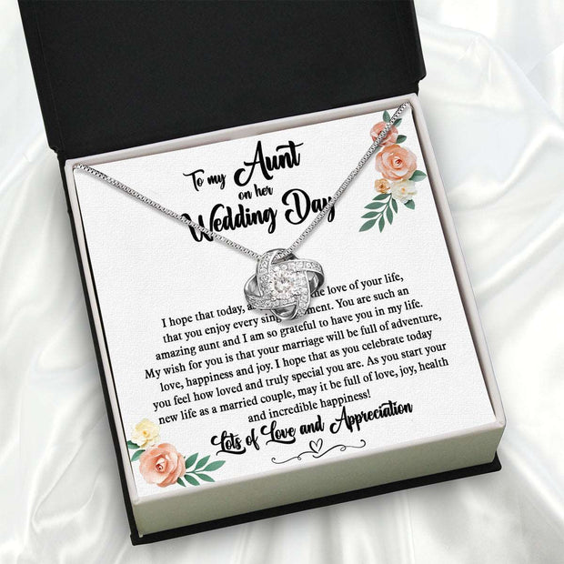 Aunt Necklace: Gift of Love and Appreciation from Niece or Nephew - Larvincy