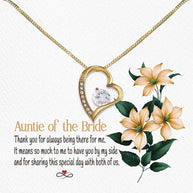 Aunt Necklace: Gift of Love and Appreciation from Niece or Nephew - Larvincy