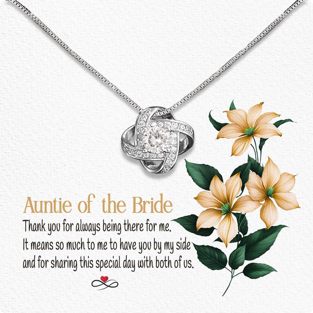 Aunt Necklace: Gift of Love and Appreciation from Niece or Nephew - Larvincy