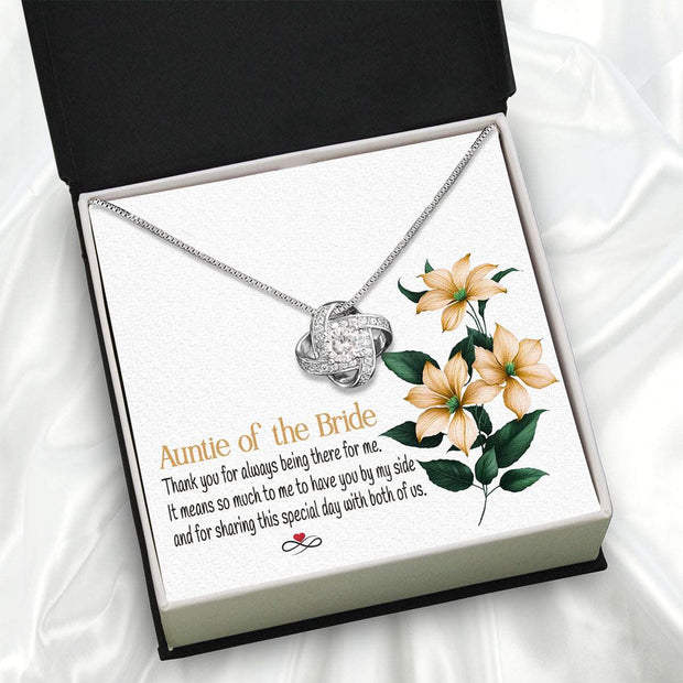 Aunt Necklace: Gift of Love and Appreciation from Niece or Nephew - Larvincy