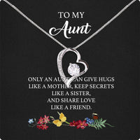 Thumbnail for Aunt Necklace: Gift of Love and Appreciation from Niece or Nephew - Larvincy