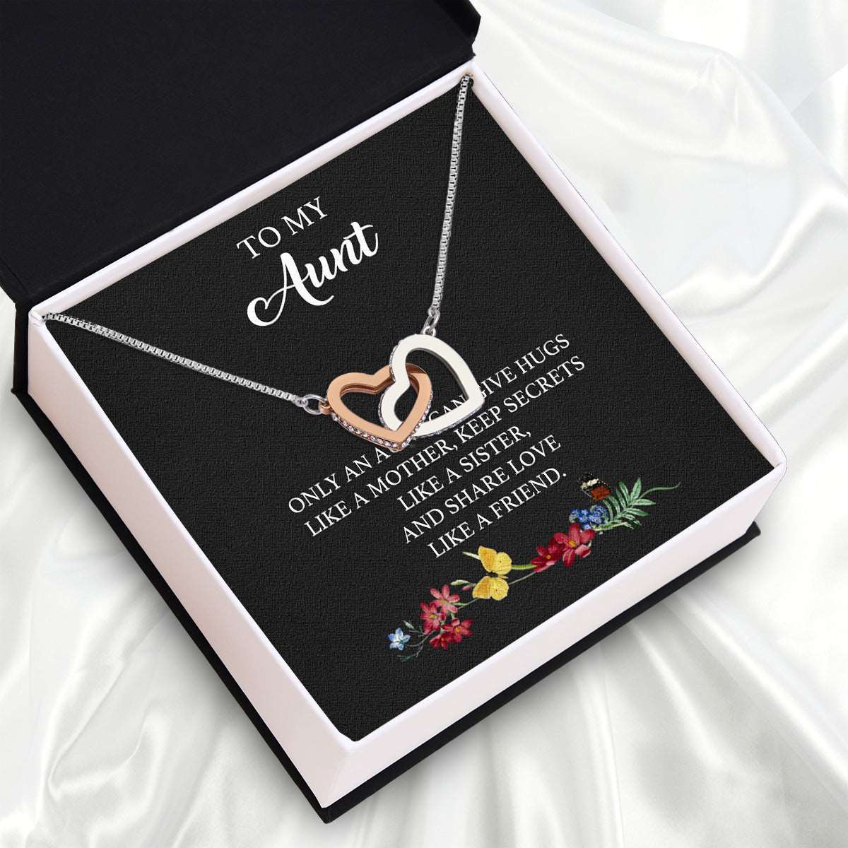 Aunt Necklace: Gift of Love and Appreciation from Niece or Nephew - Larvincy