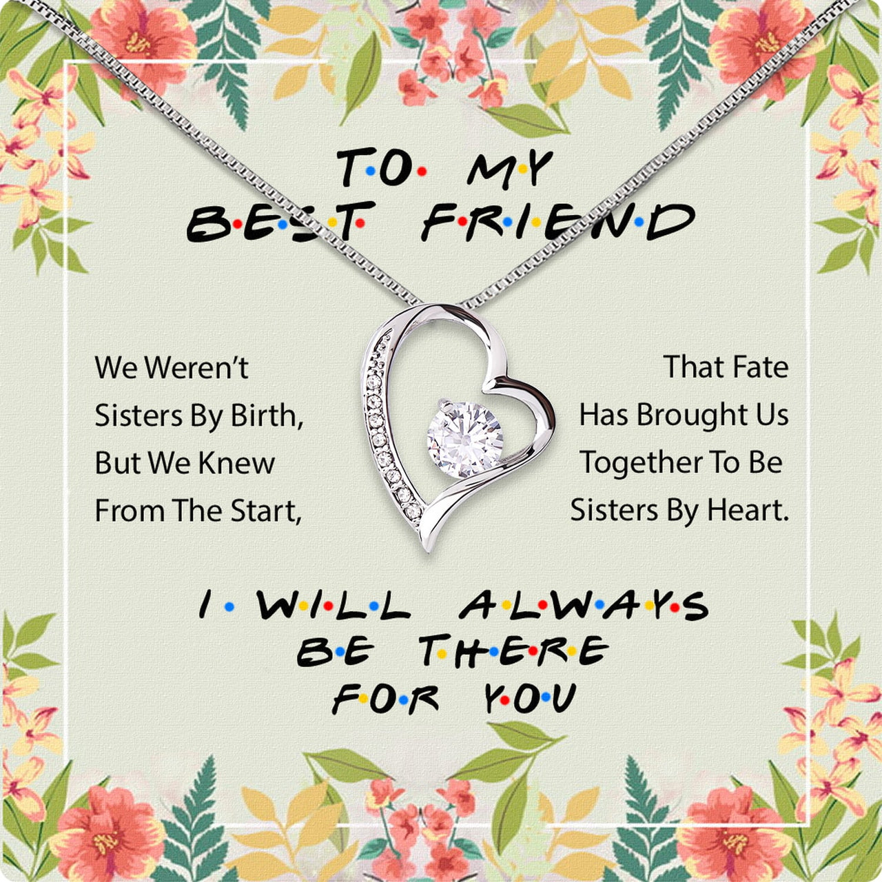 Best Friend Necklace - A Heartfelt Gift for Your Forever Friend - Larvincy