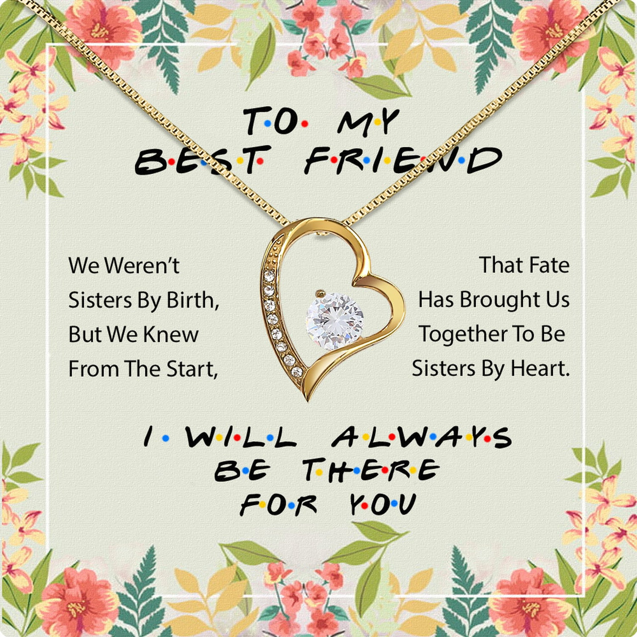 Best Friend Necklace - A Heartfelt Gift for Your Forever Friend - Larvincy