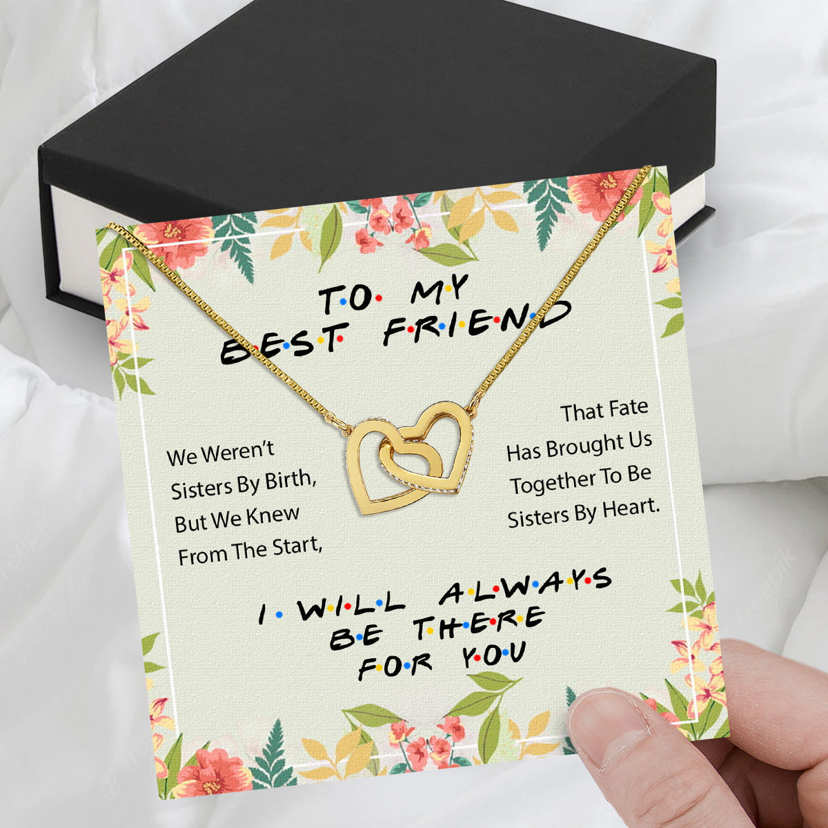 Best Friend Necklace - A Heartfelt Gift for Your Forever Friend - Larvincy