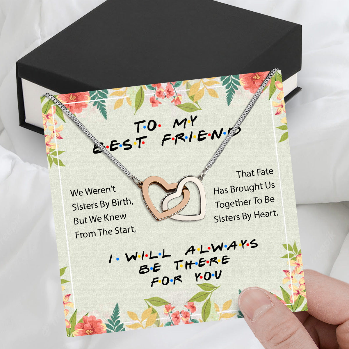 Best Friend Necklace - A Heartfelt Gift for Your Forever Friend - Larvincy