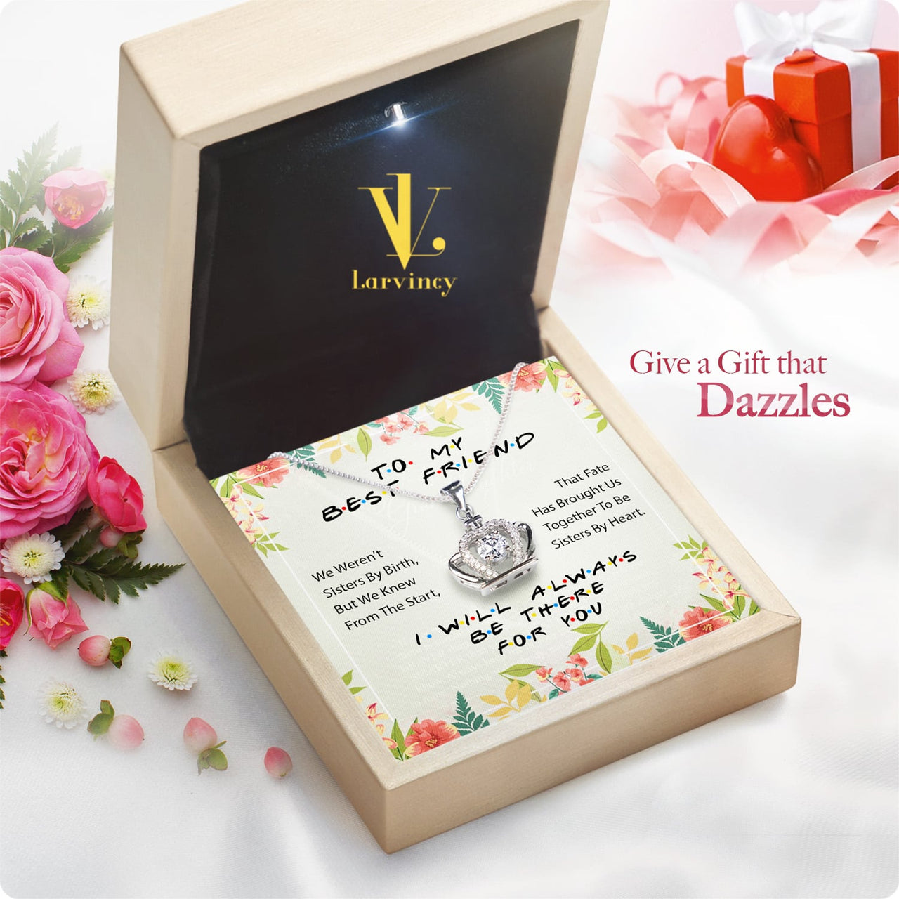 Best Friend Necklace - A Heartfelt Gift for Your Forever Friend - Larvincy