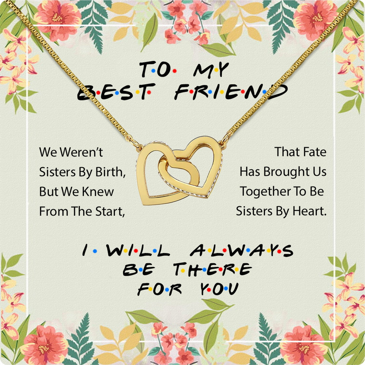 Best Friend Necklace - A Heartfelt Gift for Your Forever Friend - Larvincy