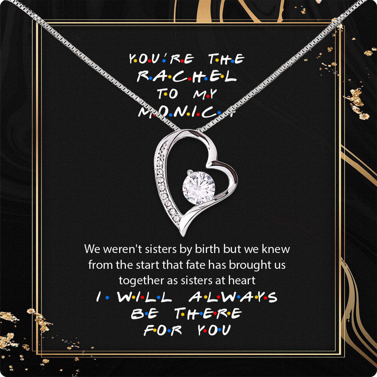 Best Friend Necklace - A Heartfelt Gift for Your Forever Friend - Larvincy