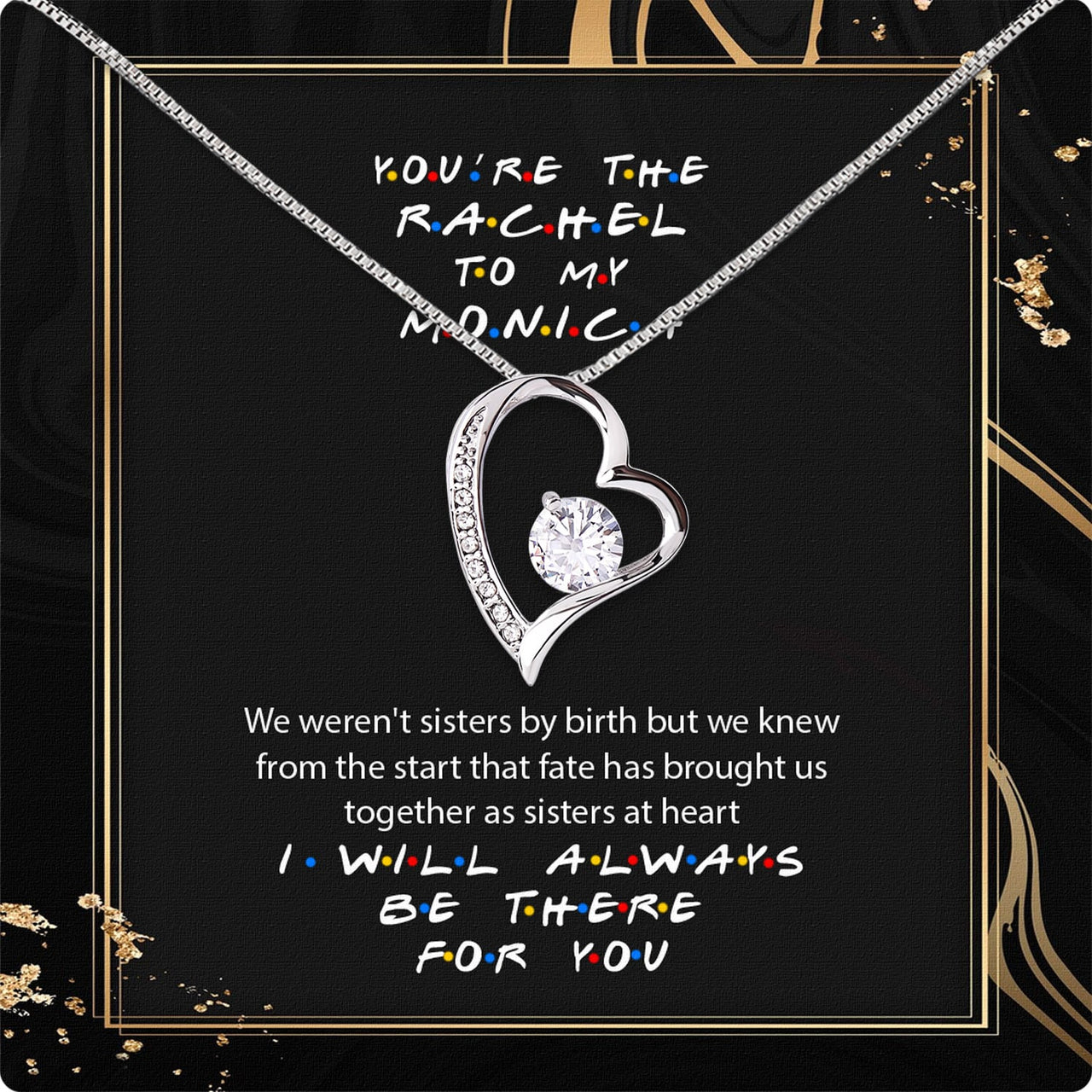 Best Friend Necklace - A Heartfelt Gift for Your Forever Friend - Larvincy