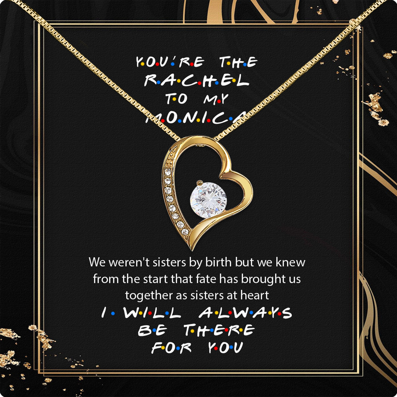 Best Friend Necklace - A Heartfelt Gift for Your Forever Friend - Larvincy