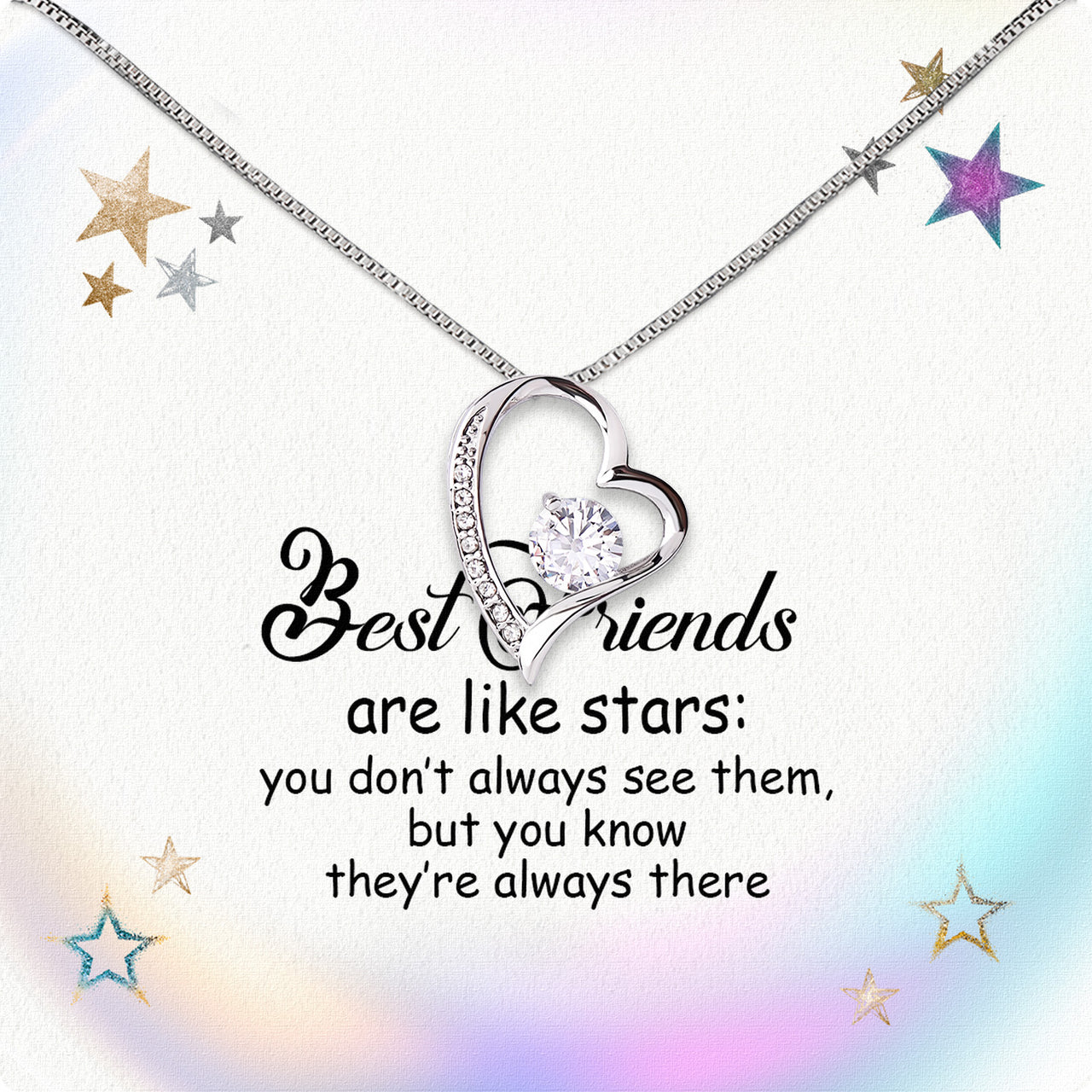 Best Friend Necklace - A Heartfelt Gift for Your Forever Friend - Larvincy