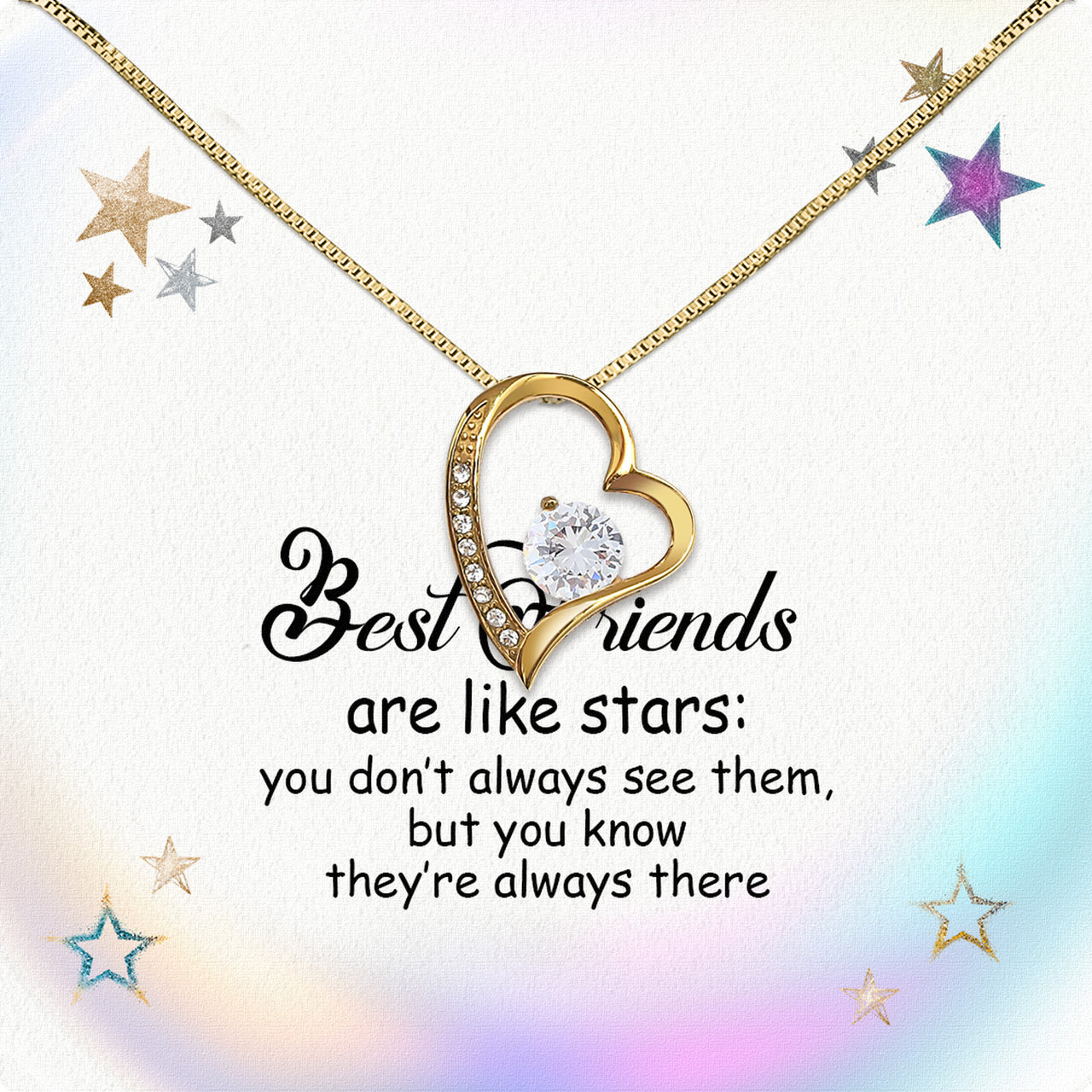 Best Friend Necklace - A Heartfelt Gift for Your Forever Friend - Larvincy