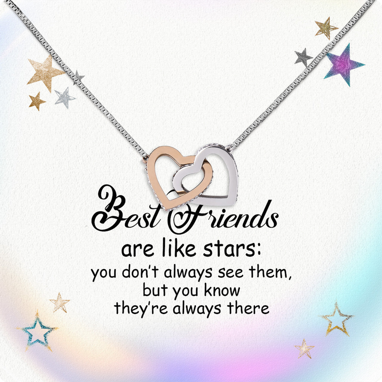 Best Friend Necklace - A Heartfelt Gift for Your Forever Friend - Larvincy