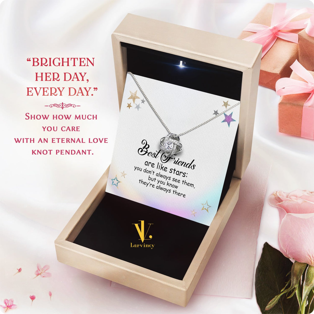 Best Friend Necklace - A Heartfelt Gift for Your Forever Friend - Larvincy