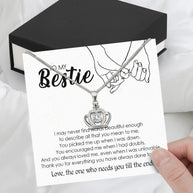 Best Friend Necklace - A Heartfelt Gift for Your Forever Friend - Larvincy