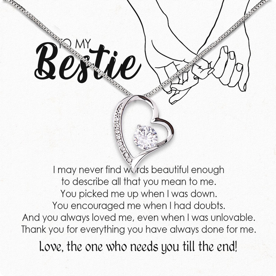 Best Friend Necklace - A Heartfelt Gift for Your Forever Friend - Larvincy