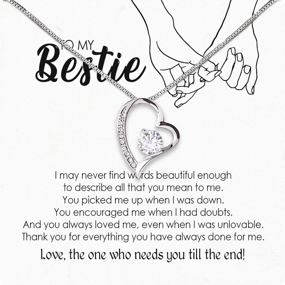 Best Friend Necklace - A Heartfelt Gift for Your Forever Friend - Larvincy