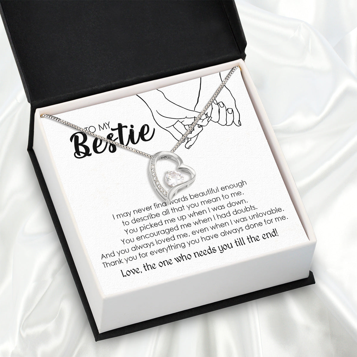 Best Friend Necklace - A Heartfelt Gift for Your Forever Friend - Larvincy