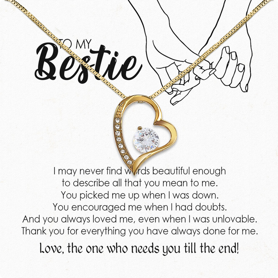 Best Friend Necklace - A Heartfelt Gift for Your Forever Friend - Larvincy