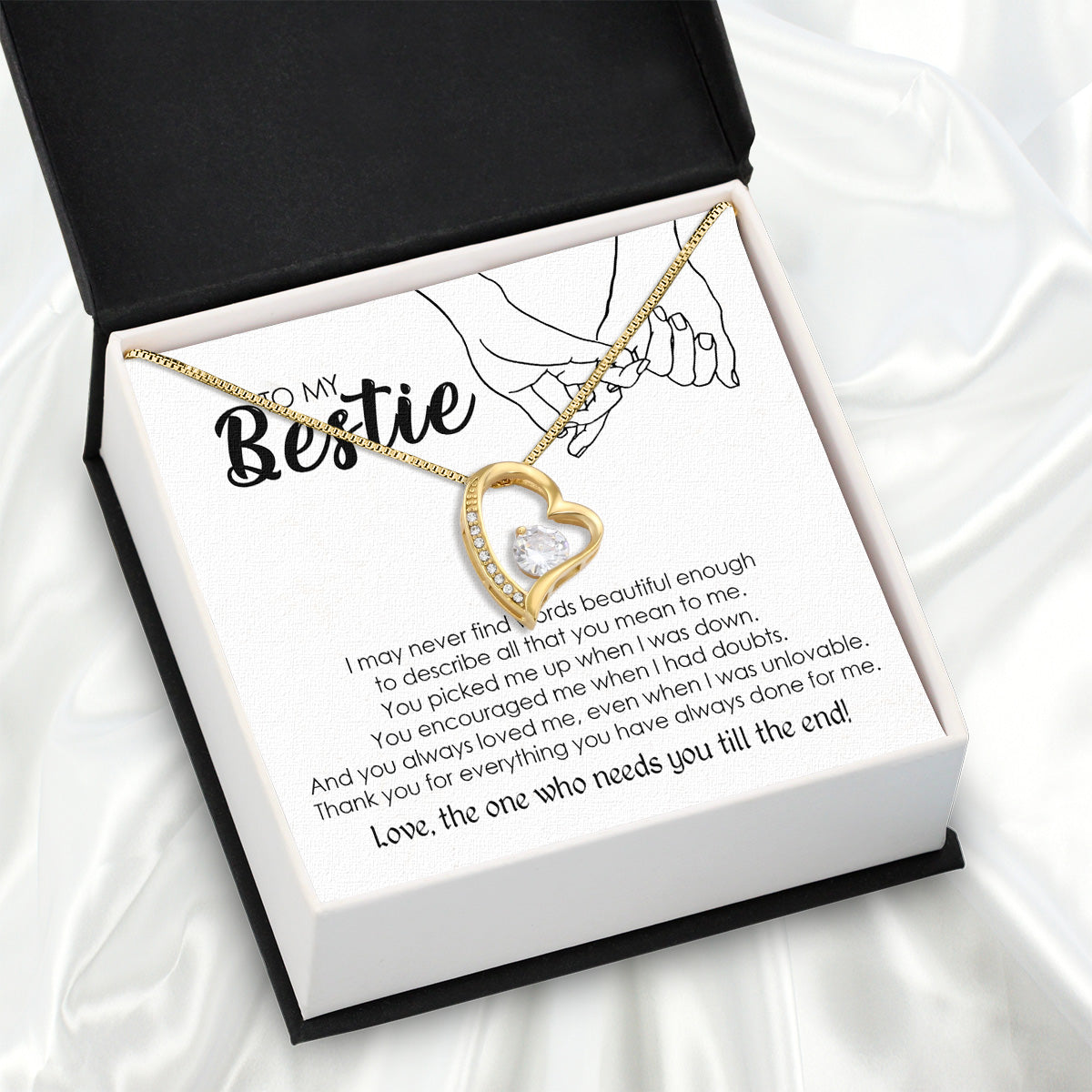 Best Friend Necklace - A Heartfelt Gift for Your Forever Friend - Larvincy