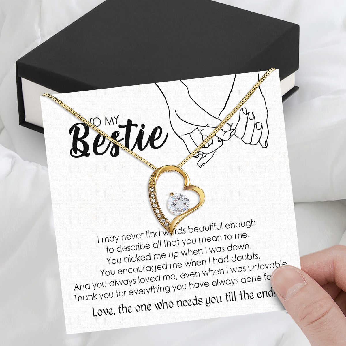 Best Friend Necklace - A Heartfelt Gift for Your Forever Friend - Larvincy