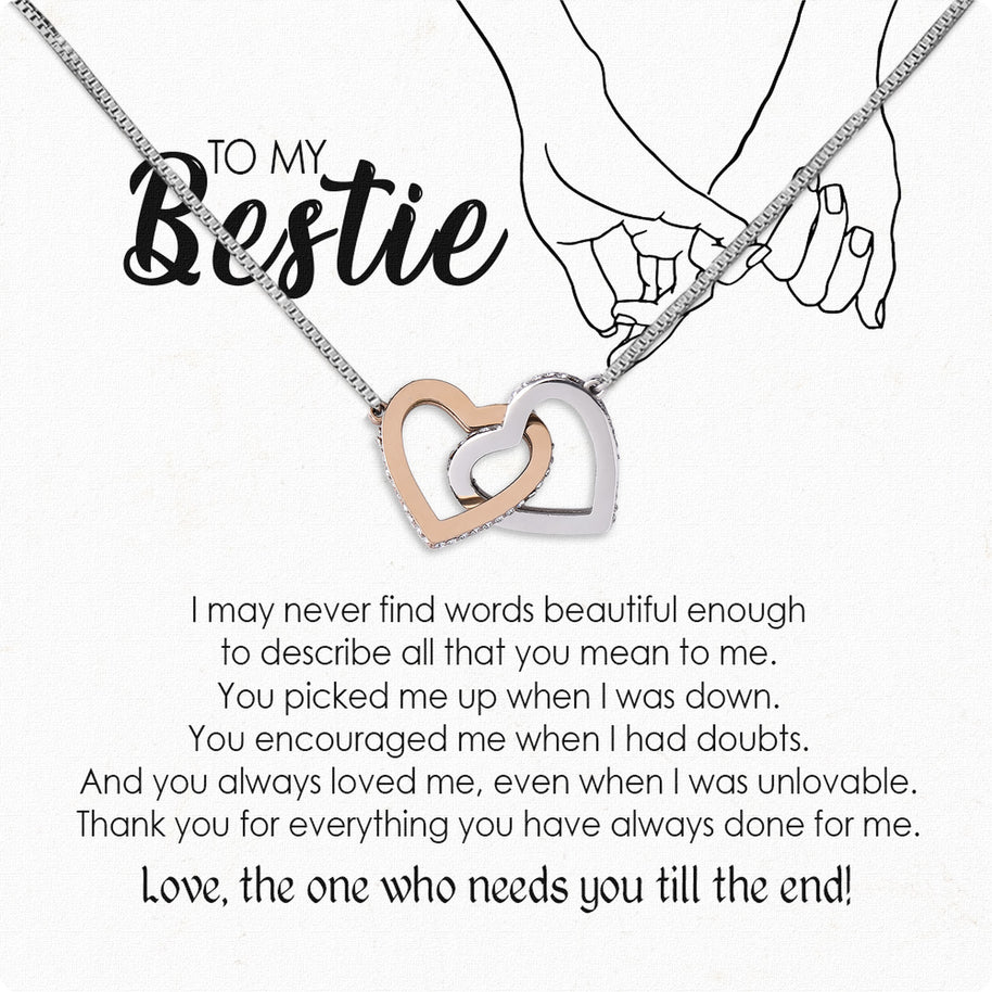 Best Friend Necklace - A Heartfelt Gift for Your Forever Friend - Larvincy