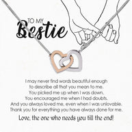 Best Friend Necklace - A Heartfelt Gift for Your Forever Friend - Larvincy