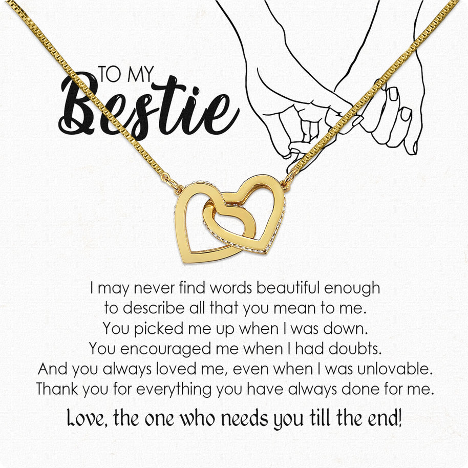 Best Friend Necklace - A Heartfelt Gift for Your Forever Friend - Larvincy