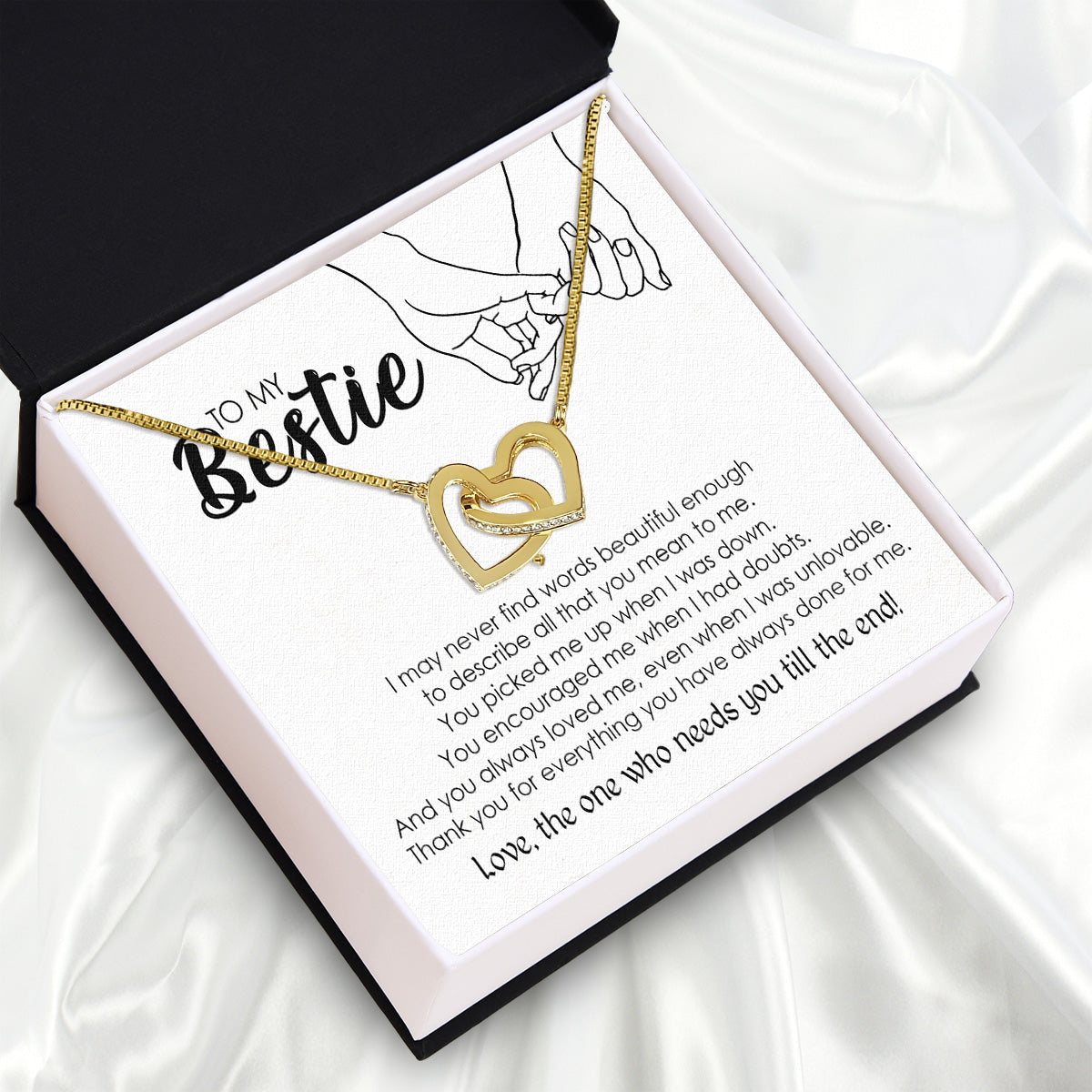 Best Friend Necklace - A Heartfelt Gift for Your Forever Friend - Larvincy