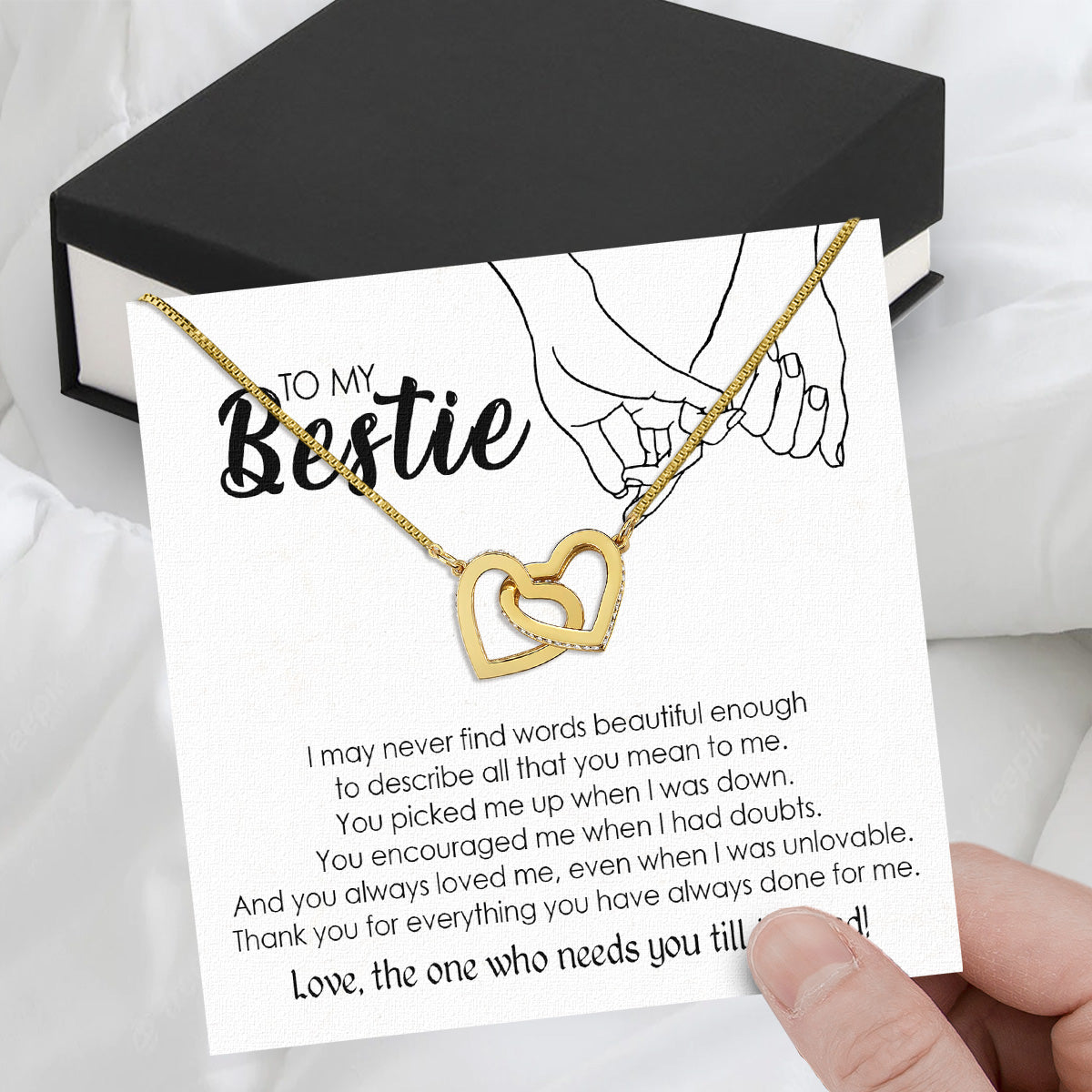 Best Friend Necklace - A Heartfelt Gift for Your Forever Friend - Larvincy