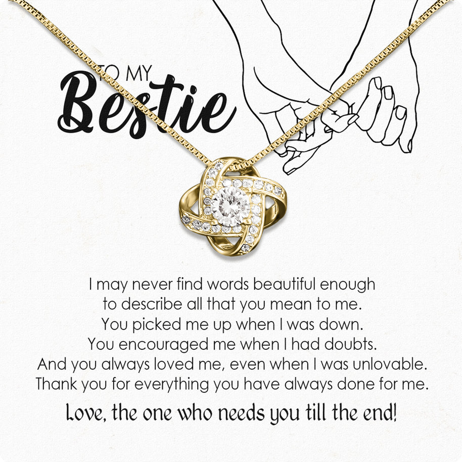 Best Friend Necklace - A Heartfelt Gift for Your Forever Friend - Larvincy
