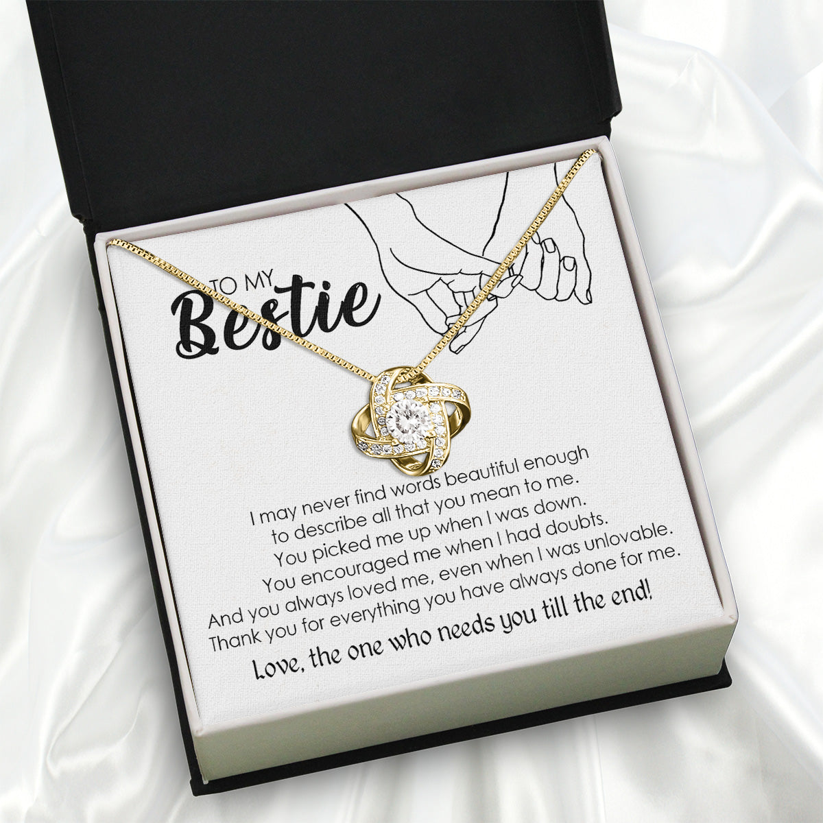 Best Friend Necklace - A Heartfelt Gift for Your Forever Friend - Larvincy