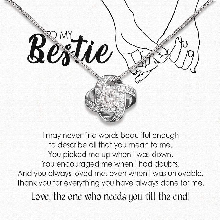 Best Friend Necklace - A Heartfelt Gift for Your Forever Friend - Larvincy