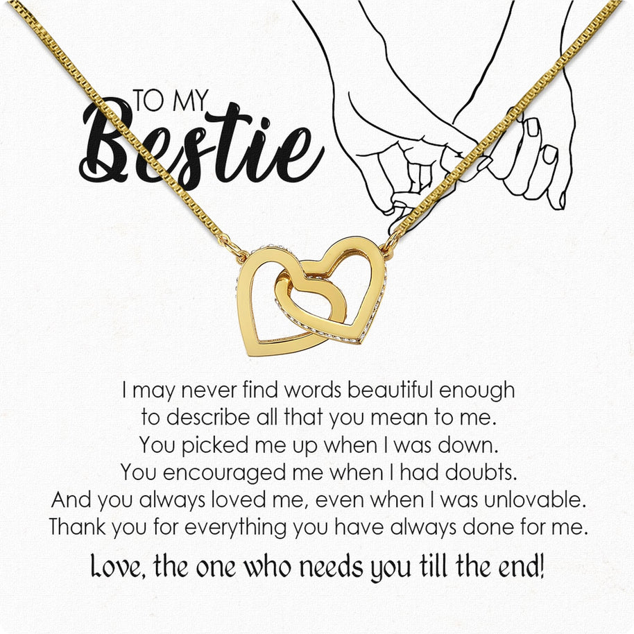Best Friend Necklace - A Heartfelt Gift for Your Forever Friend - Larvincy