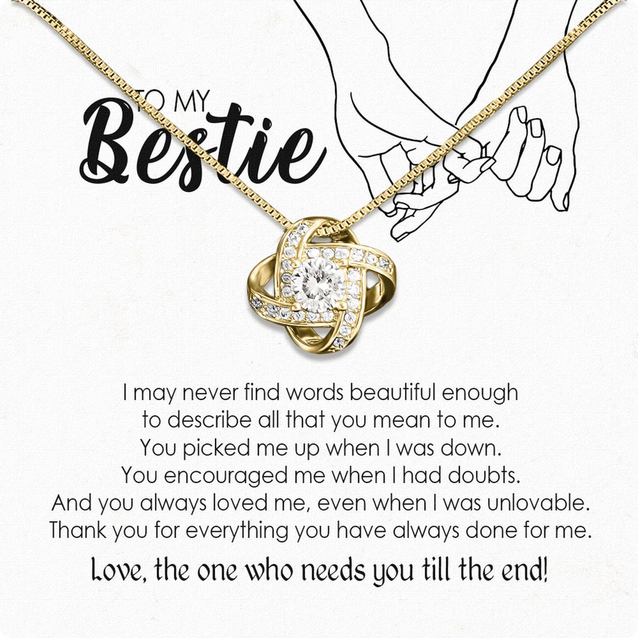 Best Friend Necklace - A Heartfelt Gift for Your Forever Friend - Larvincy