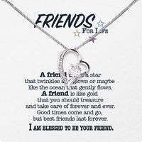 Thumbnail for Best Friend Necklace - A Heartfelt Gift for Your Forever Friend - Larvincy