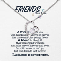 Thumbnail for Best Friend Necklace - A Heartfelt Gift for Your Forever Friend - Larvincy