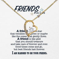 Best Friend Necklace - A Heartfelt Gift for Your Forever Friend - Larvincy