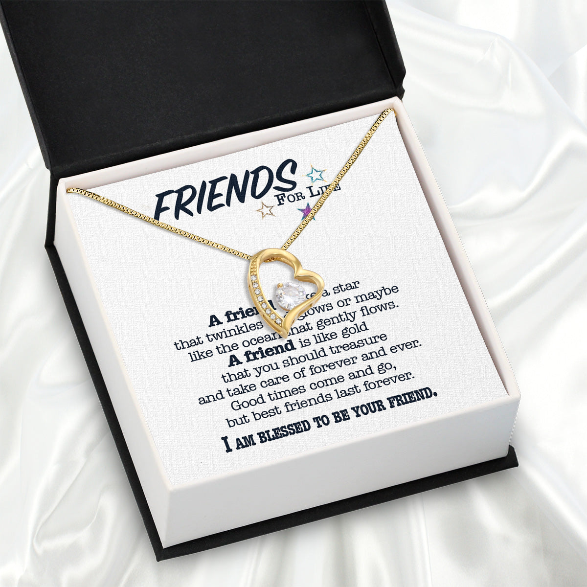 Best Friend Necklace - A Heartfelt Gift for Your Forever Friend - Larvincy