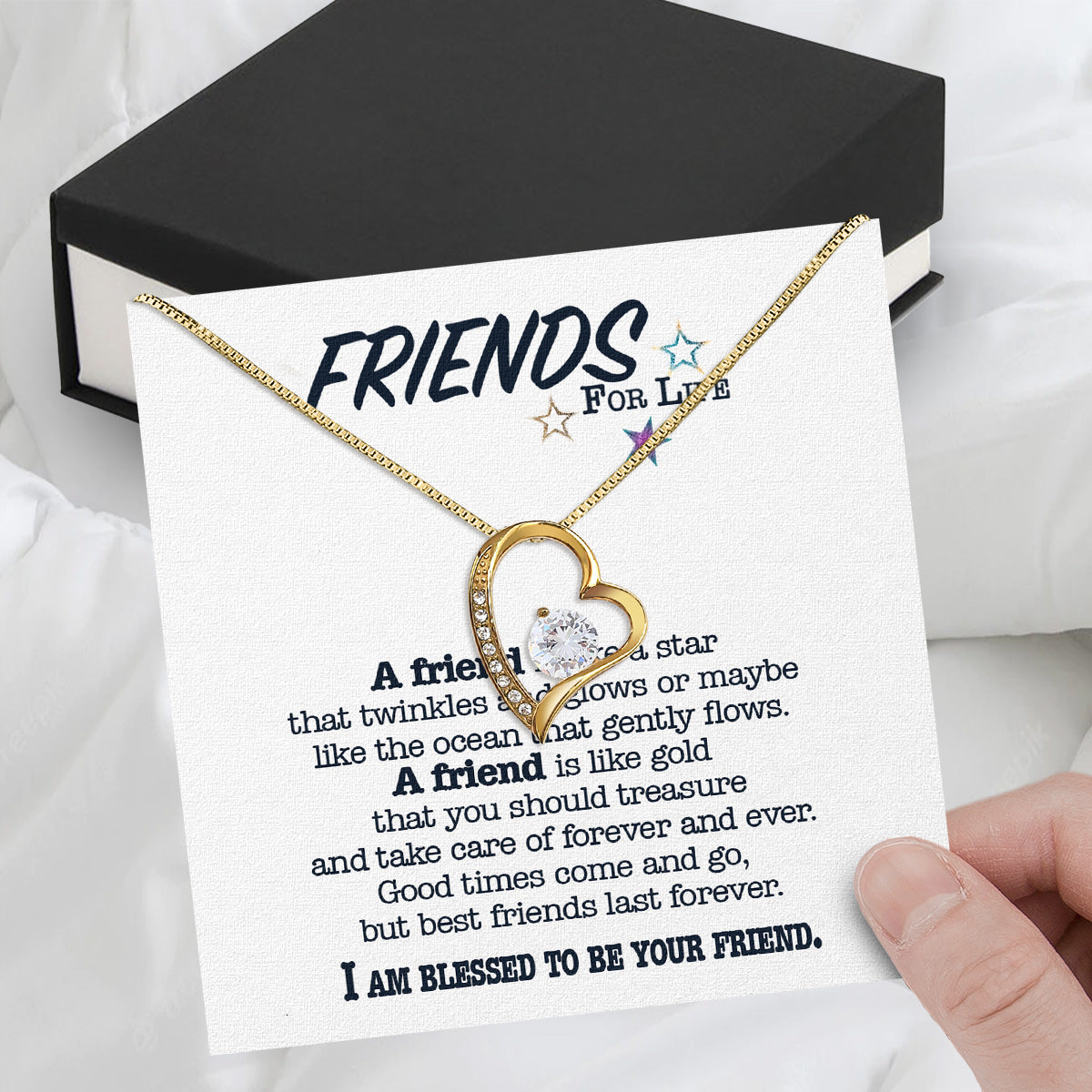 Best Friend Necklace - A Heartfelt Gift for Your Forever Friend - Larvincy