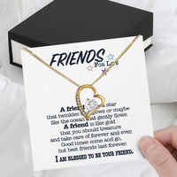 Thumbnail for Best Friend Necklace - A Heartfelt Gift for Your Forever Friend - Larvincy