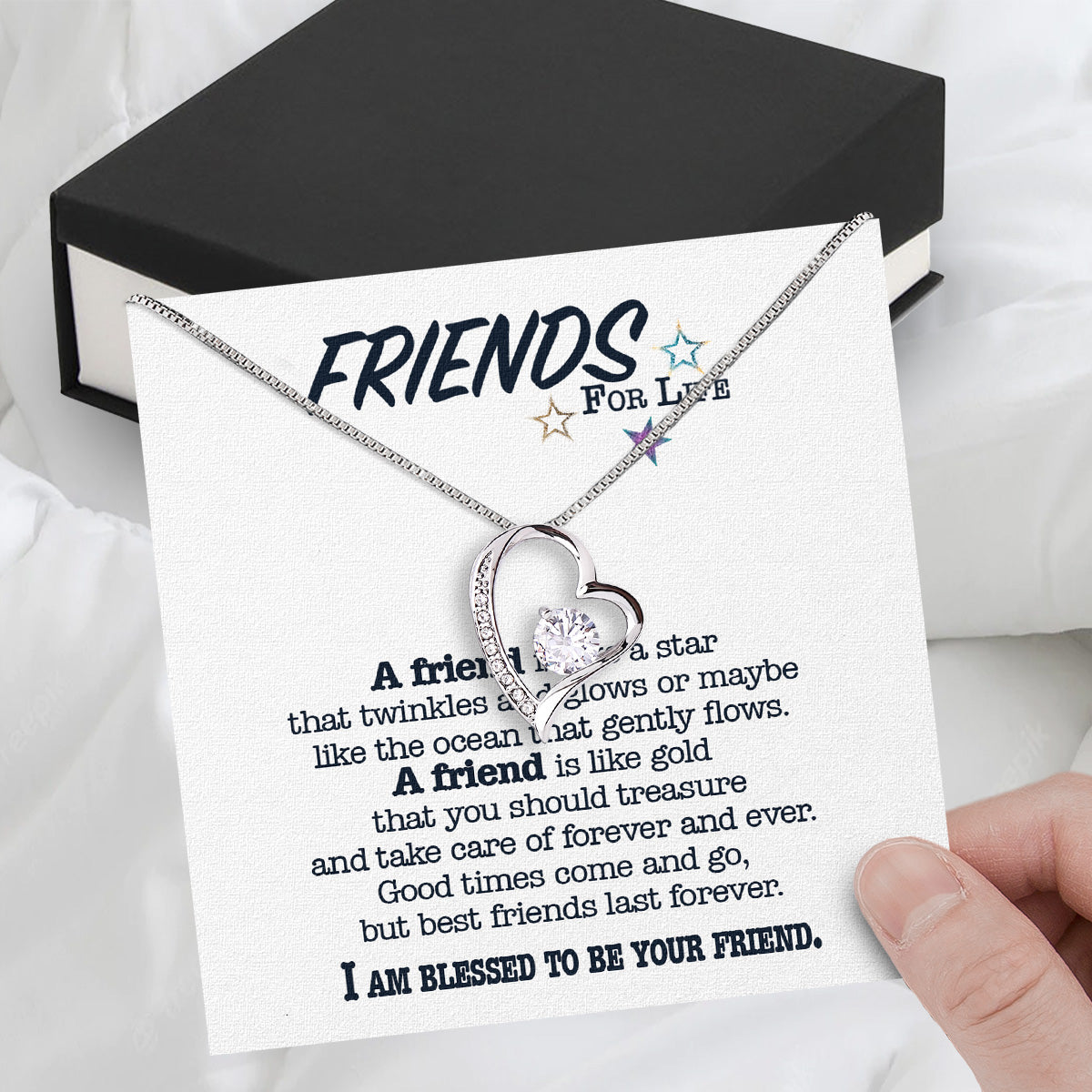 Best Friend Necklace - A Heartfelt Gift for Your Forever Friend - Larvincy